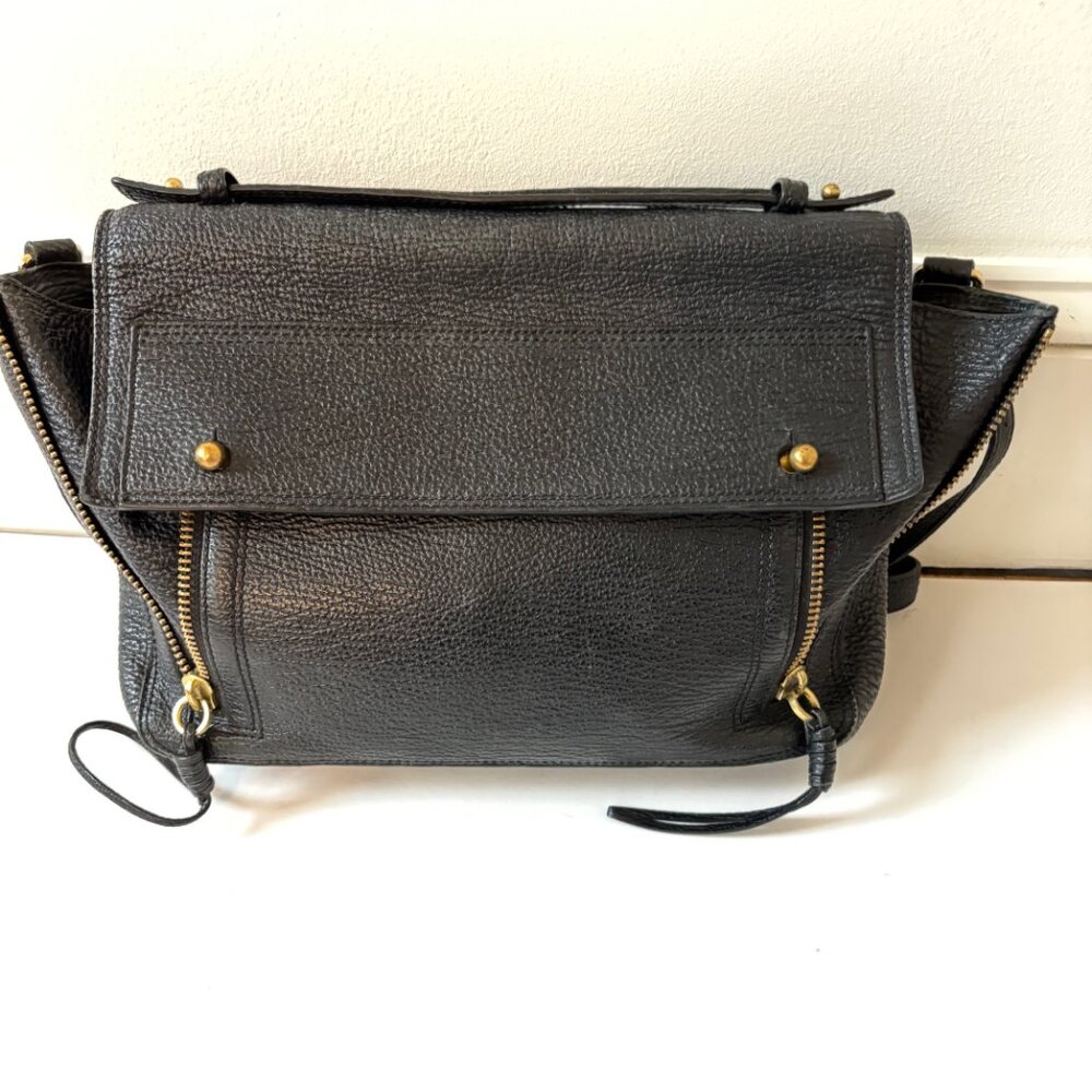 3.1 Phillip Lim Pashli Messenger Bag - Black Leather - Picture 2 of 11